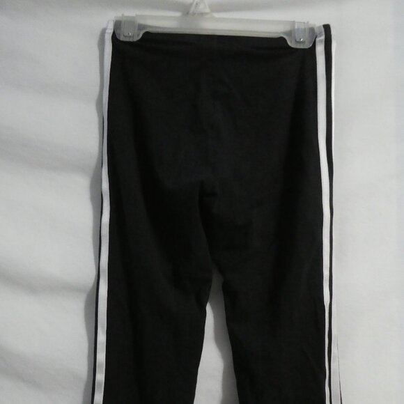ADIDAS | kids 11 - 12 years - medium | Black Exercise Leggings | White Stripes - Picture 13 of 16